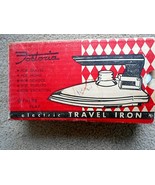 Fostoria Electric Travel Iron Model 3320 Folds Flat by McGraw Edison Co. - £5.44 GBP