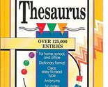 New Webster&#39;s Thesaurus - Over 125,000 Entries for home, school, and off... - $9.97