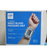 Medline BLOOD PRESSURE MONITOR Wrist Cuff Memory Date Time LCD Digital - £11.76 GBP