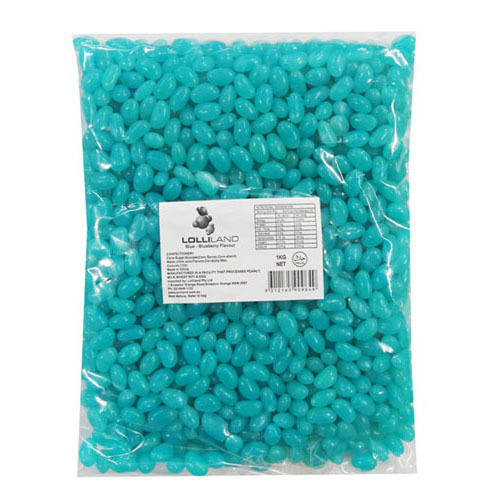 Lolliland Mini Jelly Beans 1kg - Blue w/ BBerry - $35.65