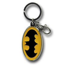 Batman Color Symbol Pewter Keychain Grey - £12.57 GBP