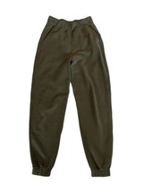 LULULEMON Womens Pants RELAXED HIGH RISE JOGGER Olive Green CAROB Sz 2 - £39.79 GBP