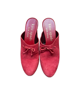Kate Spade NY Amsterdam Womens Mules Clogs Size 8.5 B Red Suede Womens S... - £70.08 GBP