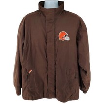 G-III Carl Banks Cleveland Browns Vintage Bomber Jacket Size L Hooded  - £46.47 GBP