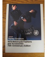 1978 Harley Davidson Brochure Fashion &amp; Accessories 32 pp Original Elect... - £14.05 GBP