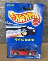 1991 Hot Wheels Main Line Blue Card Pontiac Banshee UH Wheels Collector No. #75 - £10.38 GBP