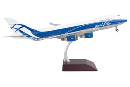 Boeing 747-400F Commercial Aircraft &quot;AirBridgeCargo Airlines&quot; White with Blue St - £184.59 GBP