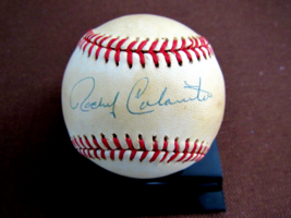 ROCKY COLAVITO INDIANS YANKEES SIGNED AUTO VINTAGE GU&#39;ED OAL BASEBALL JSA - $197.99