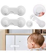2 PCs Child Baby Toddler Cupboard Cabinet Safety Locks Proof Door Drawer... - $9.89