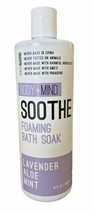 body+mind Soothe Foaming Bath Soak - Lavender Aloe Mint 16oz - £13.89 GBP