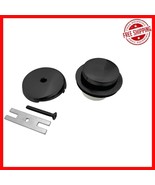Complete Easy-Install Matte Black Tub Drain Kit with Threaded Adapter &amp; ... - $27.71