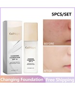 5pcs/set Color Changing Liquid Foundation No Creasing No Separation Last... - $65.16