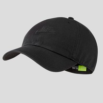 Nike Heritage 86 Futura Adult Unisex Washed Hat Black 913011-814 One Size - $39.56