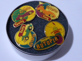 Disney Trading Pins 2617 WDTC - Disneyland - Autopia Reopening (4 Pin Boxed Set) - $70.13