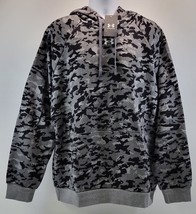 A) Under Armour Men Rival Fleece Gray Black Camo Pullover Hoodie XXL - $19.79