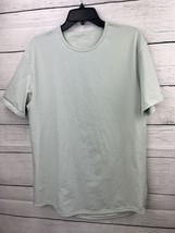 Bylt Drop Cut Built LUX  Mens T Shirt Large Green Short Sleeve - $17.75