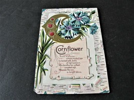 Cornflower Greetings -1900s Unposted Embossed Postcard. - £6.00 GBP