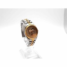 Womens Pulsar By Seiko 22mm Heart Watch New Battery Two-Tone V783-0030 - £31.17 GBP