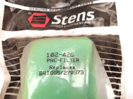New OEM Stens 102-426 Pre-Filter replaces Briggs 270973 - $2.00