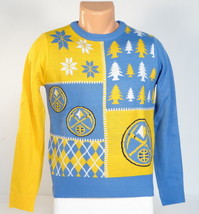 NBA Denver Nuggets Crewneck Pullover Ugly Sweater Youth Boys NWT - £31.96 GBP