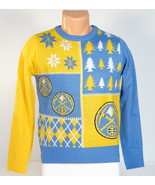 NBA Denver Nuggets Crewneck Pullover Ugly Sweater Youth Boys NWT - £31.44 GBP
