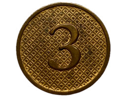 CIRCA 1919-1937, 3rd REGIMENT, NEW YORK STATE GUARD TYPE II, COLLAR DISK... - $277.32 MXN