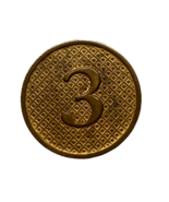 CIRCA 1919-1937, 3rd REGIMENT, NEW YORK STATE GUARD TYPE II, COLLAR DISK... - $276.23 MXN