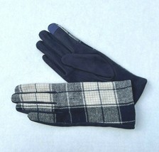 Winter Womens Warm Classic Plaid Woven Tech Touch Gloves Soft HIGH QUALITY - £6.75 GBP