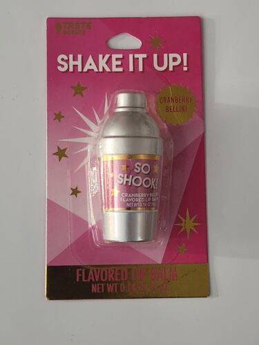Primary image for Taste Beauty Shake It Up! So Shook! Cranberry Bellini Lip Balm New Sealed