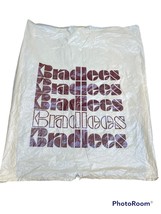 Bradlees Department Store Plastic No Handles Shopping Bag 22”x28” USA VT... - $16.93