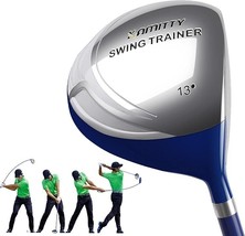 Kamitty Golf Swing Trainer—45&quot; Gold Training Aid - £20.50 GBP