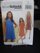 Butterick 5349 Tucked Front &amp; Back A-Line Dress Pattern - Size 6/8/10/12 - £7.11 GBP