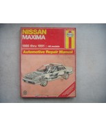 Nissan Maxima,  Haynes Repair Manual, Service Guide 1985-1991. Book - $9.41