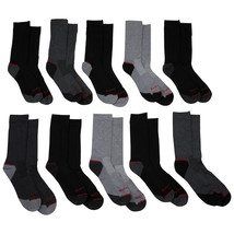 Budweiser Logo Men&#39;s Athletic Cushioned Crew Socks 10-Pair Multipack Multi-Color - £15.00 GBP