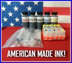 Compatible Ink Refill Kit 5 HP 564 XL Refillable Cartridges with Ink - £39.56 GBP