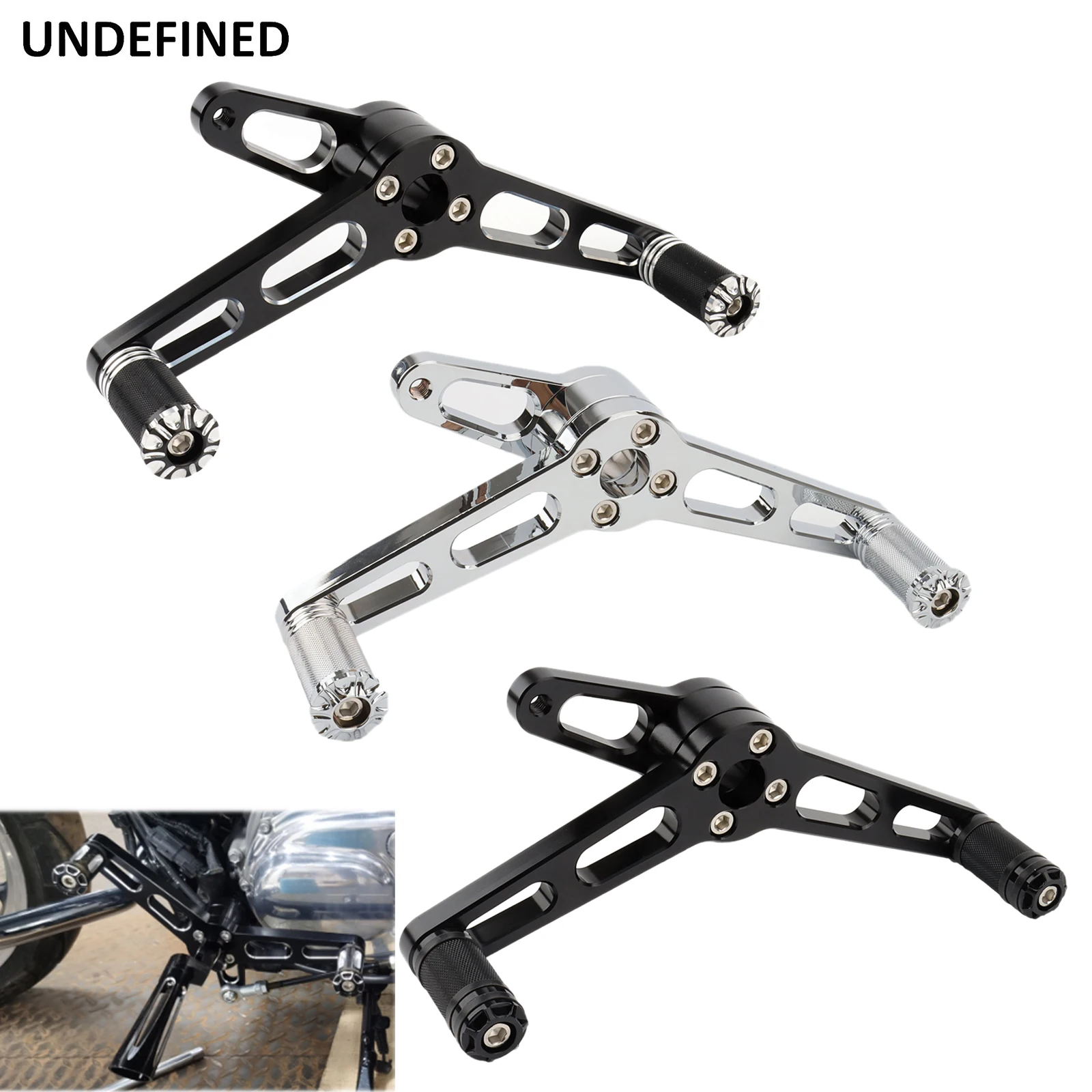 Motorcycle Forward Control Heel Toe Shift Lever Pedal Shifter Foot Pegs For - $73.40+