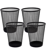4 Pack Pen Holder Metal Mesh Pencil Holders round Shaped Pen Holders for... - $10.26