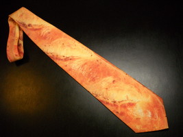 Ralph Marlin Neck Tie Panne Provincio One Long Fresh Baked Crusty Baguette Look - £10.38 GBP