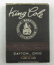 Vintage Matchbook FULL Wood Stick Matches Famed King Cole Restaurant Day... - £15.68 GBP