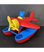 Mickey Mouse Sea Plane Seaplane Rare Water Airplane Green Toys Made USA - $61.69 CAD