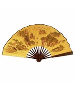 ASIAN LANDSCAPE FAN 13&quot; Large Folding Hand or Wall Fan Chinese Li River ... - €7,65 EUR