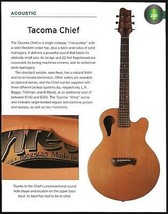Tacoma Chief acoustic + Taylor T-5 Standard electric guitar history article - £3.31 GBP