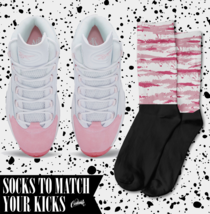 STREAKS Socks forQuestion Mid Pink Toe Bubblegum Love Arctic Shirt Low 1 - £16.27 GBP