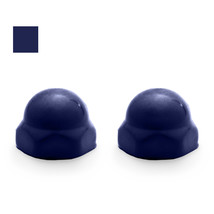 American Standard Ceramic Toilet Bolt Caps, Royal Copenhagen Blue, Set of 2 - £35.34 GBP