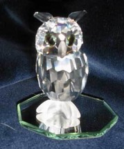 Vintage 1996 Swarovski Silver Crystal Night Owl  No. 206 138  Retired - £143.92 GBP