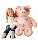 IKASA Giant Pig Stuffed Animal Jumbo Pig Plush Toy - Soft Toy Large Cute... - £49.93 GBP