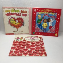 Vintage Lot 3 Kids Books Valentine&#39;s Day Spider Saved Night Before Search &amp; Find - £11.80 GBP