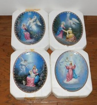 The Blessed Mother Plates FULL SET 4 Hector Garrido Virgin Mary Bradford... - $78.20