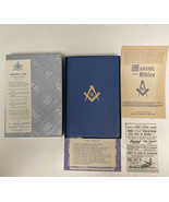 1957 Holman Masonic Bible The Great Light in Masonry 30-M Poland Ohio Lo... - £37.90 GBP
