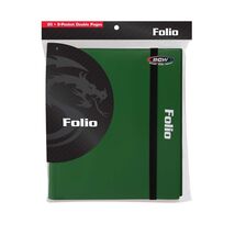 1 BCW Matte Green Folio 9-Pocket Album - $19.77